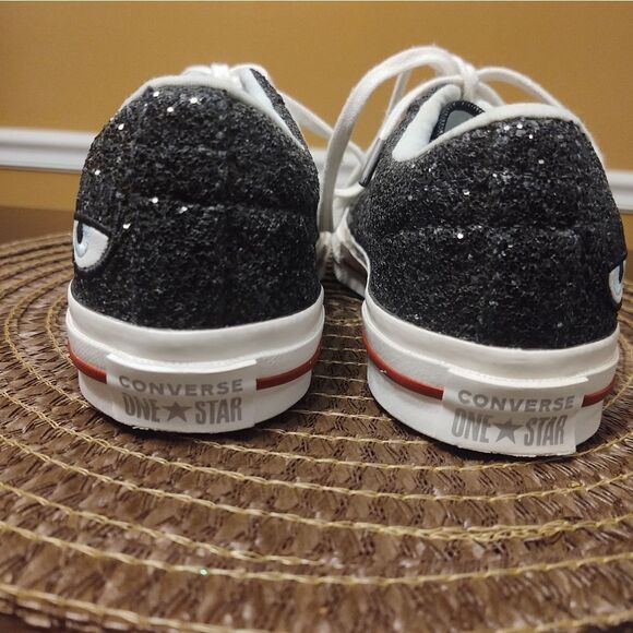 Converse X Chiara Ferragni One Star Ox Low Black 6 EUC - Picture 7 of 8